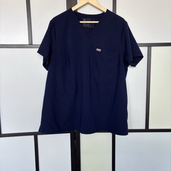 FIGS Scrubs Set Women’s Size 3XL Blue Top/jogger Pants - Picture 2 of 16